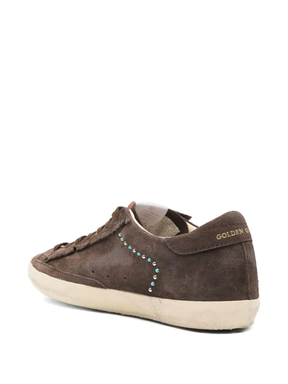 Super Star Suede Upper With Studs Leather Starsuede Upper With Studs Leather Star