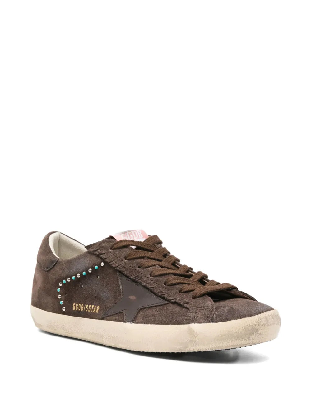 Super Star Suede Upper With Studs Leather Starsuede Upper With Studs Leather Star