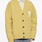 V Neck Cardigan With White Ami De Coeur
