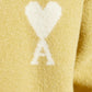 V Neck Cardigan With White Ami De Coeur
