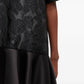 Satin Cloque Mini Dress