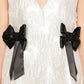 Satin Cloque Long Dress