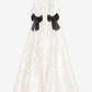 Satin Cloque Long Dress