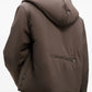 Logo-patch hooded puffer jacket