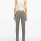 Prince of Wales skinny low-rise pants