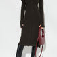 Courrèges BROWN Ribbed Dress