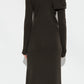 Courrèges BROWN Ribbed Dress