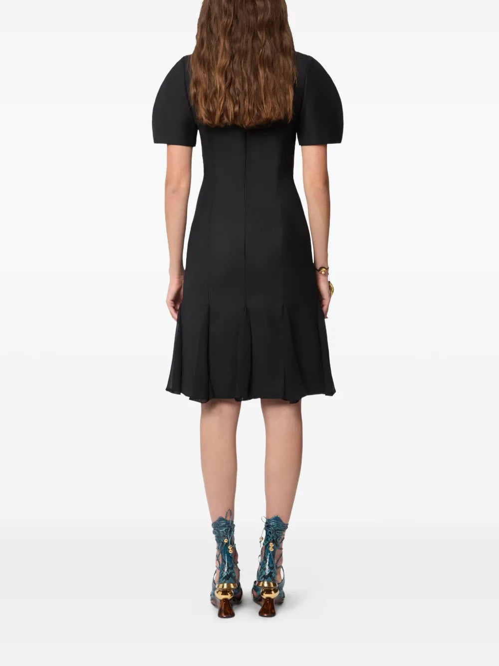 Nina Ricci peplum short-sleeve mini dress