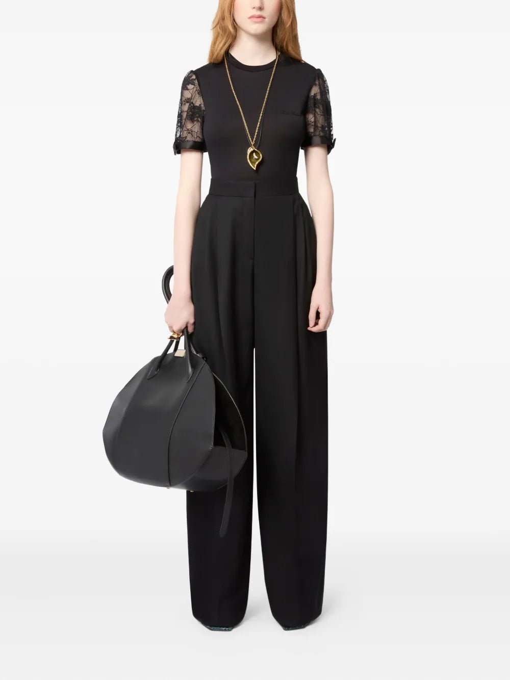Nina Ricci lace-embroidered T-shirt