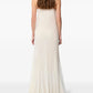 Nina Ricci flower-appliqués silk maxi dress