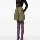 Nina Ricci wrinkled cotton tailored shorts
