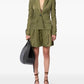 Nina Ricci crinkled ruffled-sleeves blazer