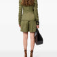 Nina Ricci crinkled ruffled-sleeves blazer