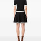 Nina Ricci bi-colour buttoned polo top