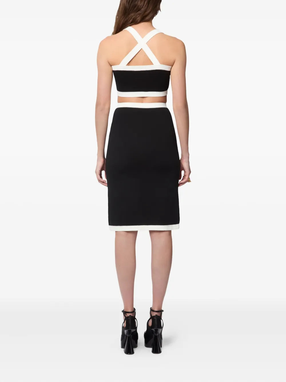 Nina Ricci knit midi skirt