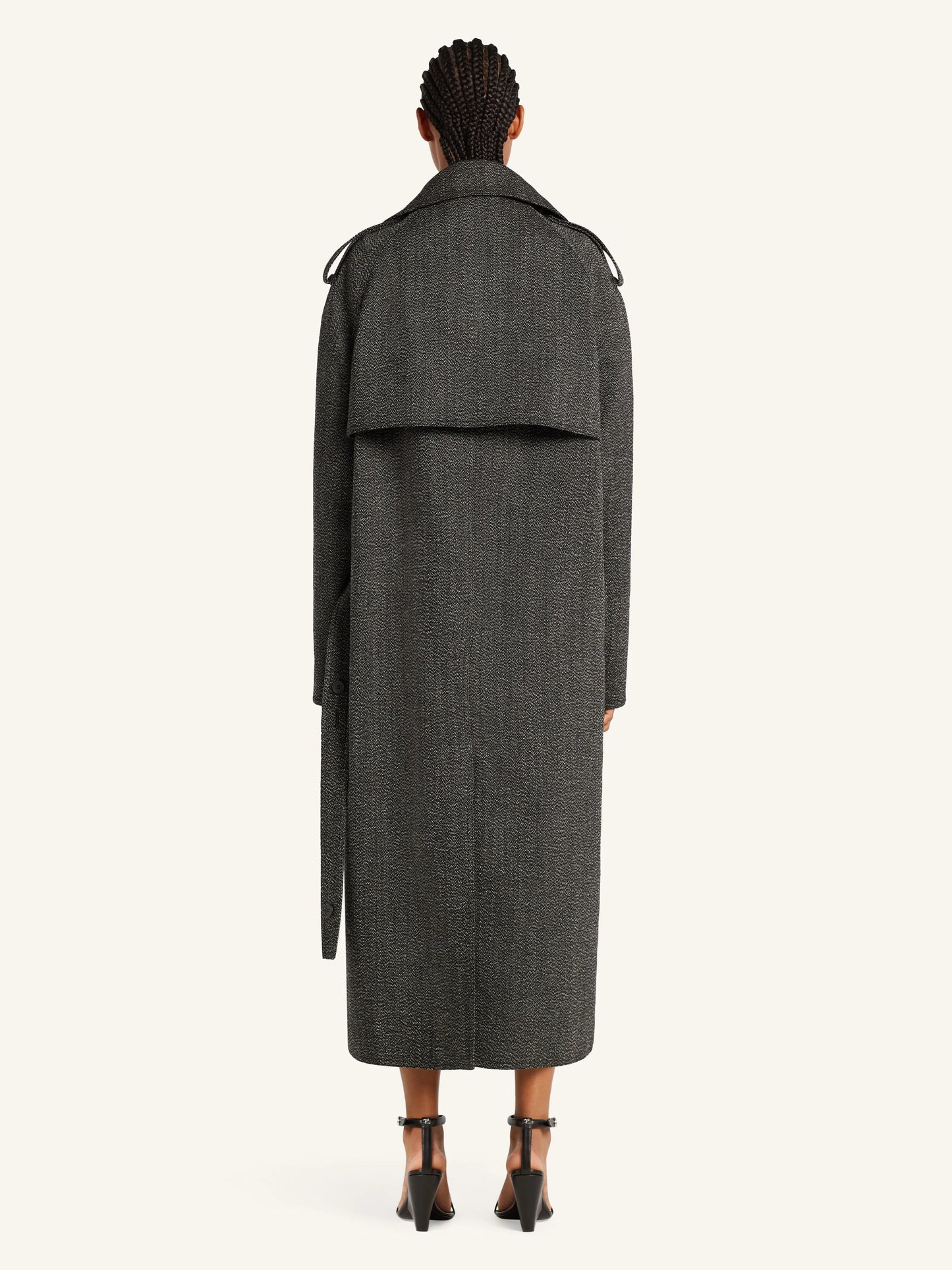 Oblique Caviar Wool Coat