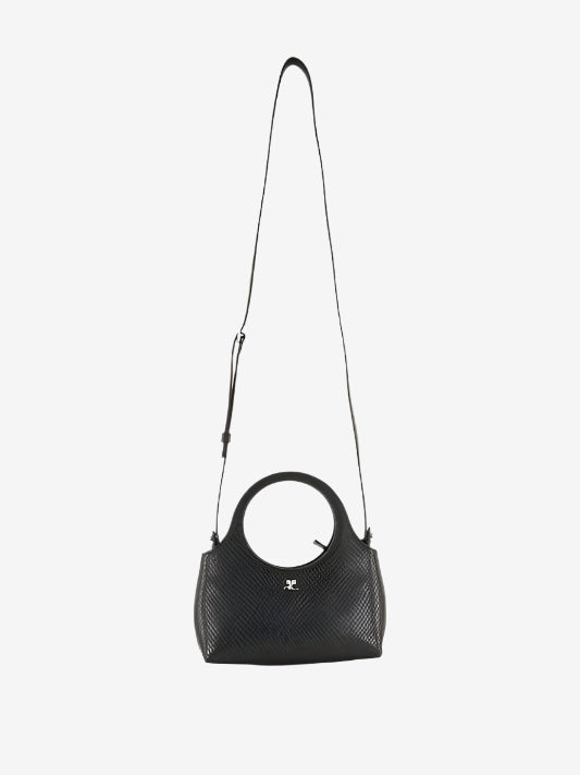 Mini Holy Day Bag in Black Viper Leather