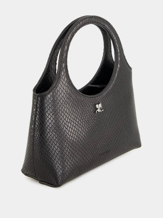 Mini Holy Day Bag in Black Viper Leather