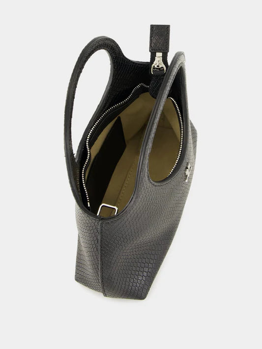 Mini Holy Day Bag in Black Viper Leather