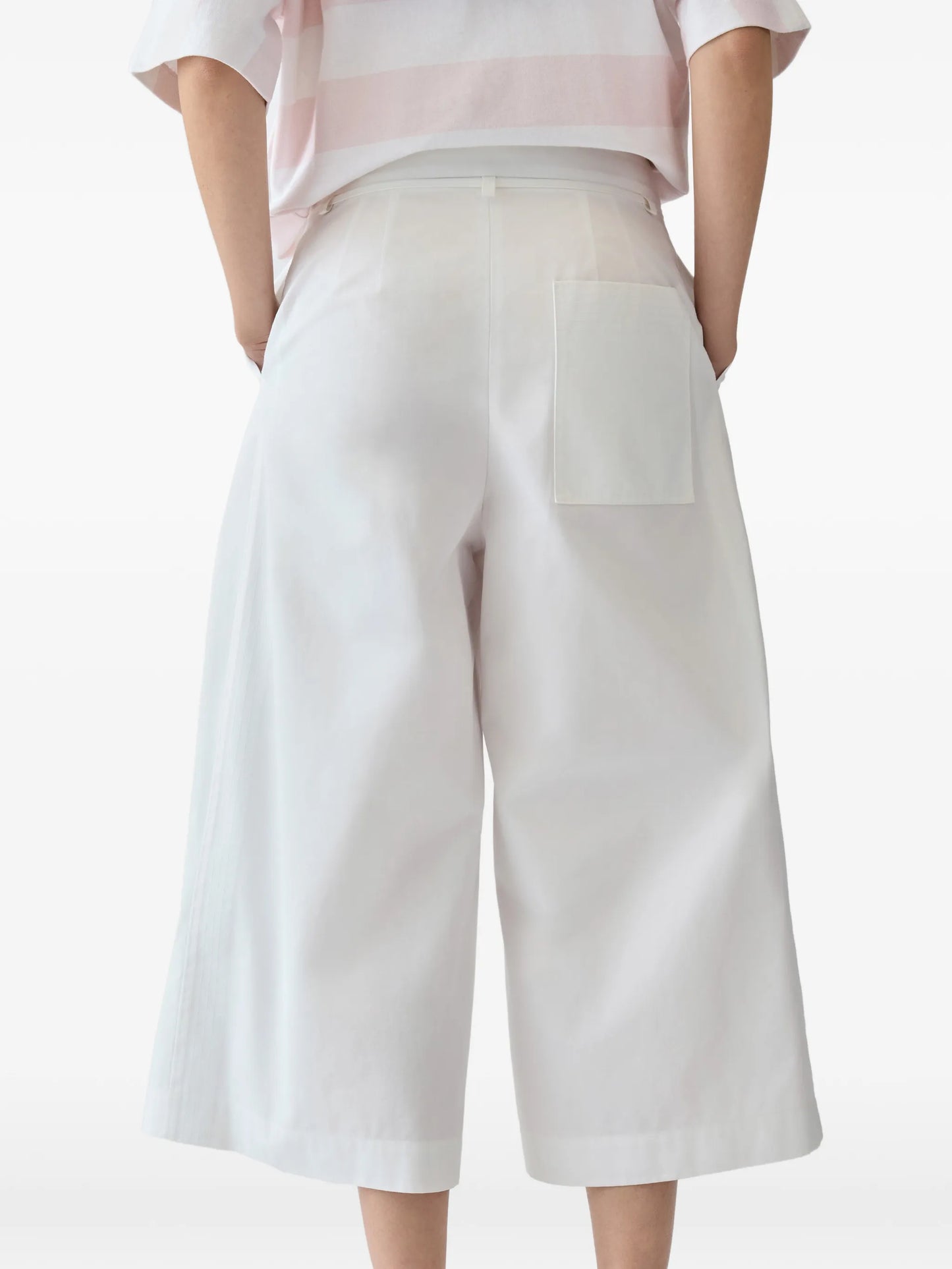 Jacquemus Cropped Cotton Trousers