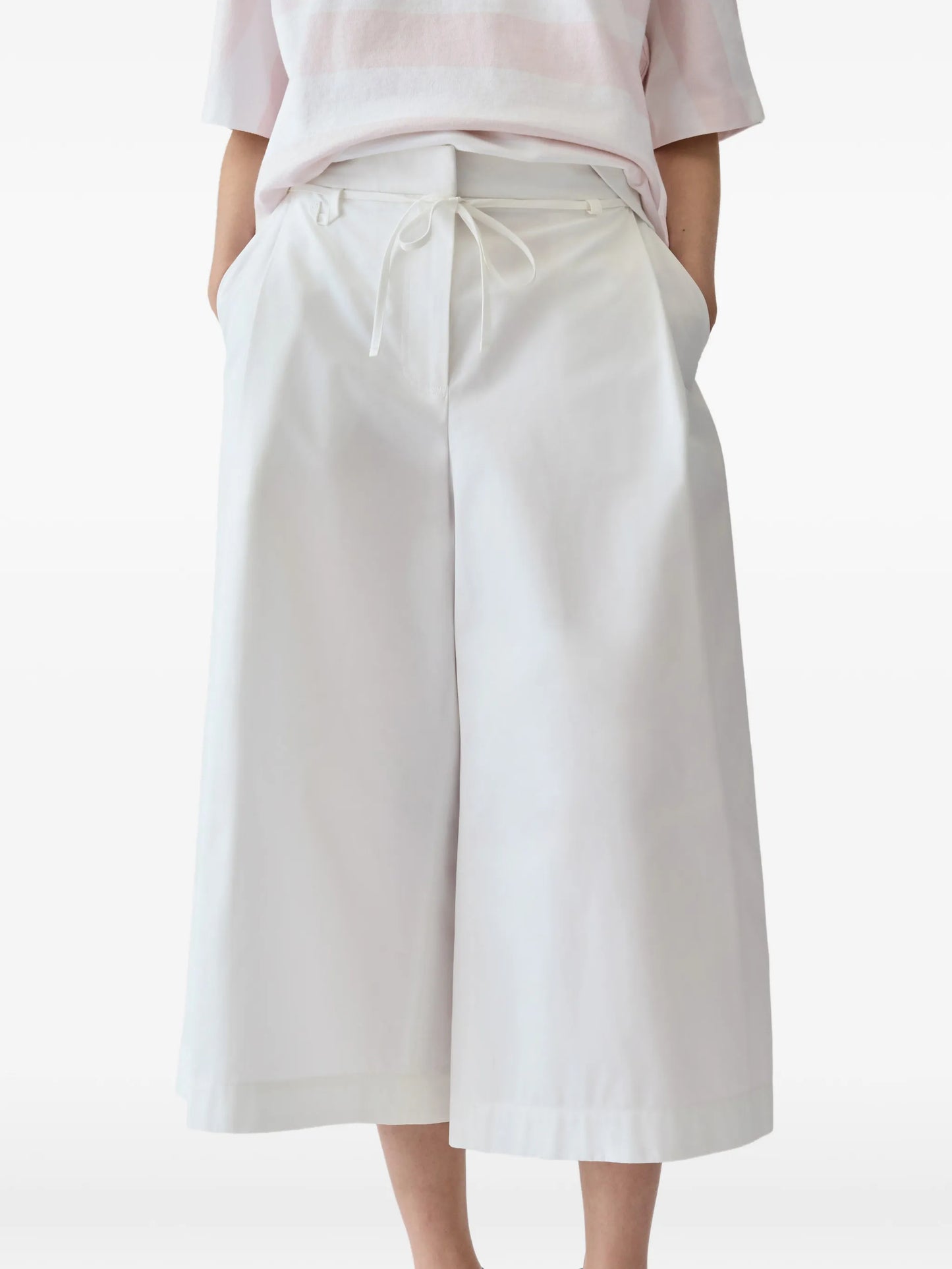Jacquemus Cropped Cotton Trousers