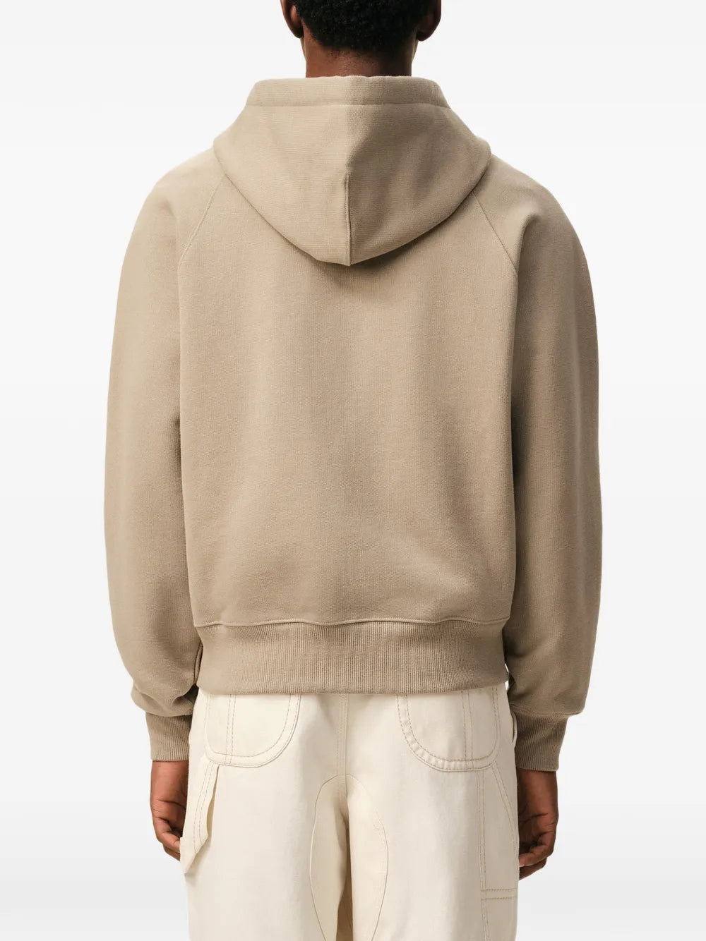 Small ADC Embossed Zipped Hoodie With Hood