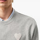 Cotton Knitted Ami De Coeur Sweatshirt