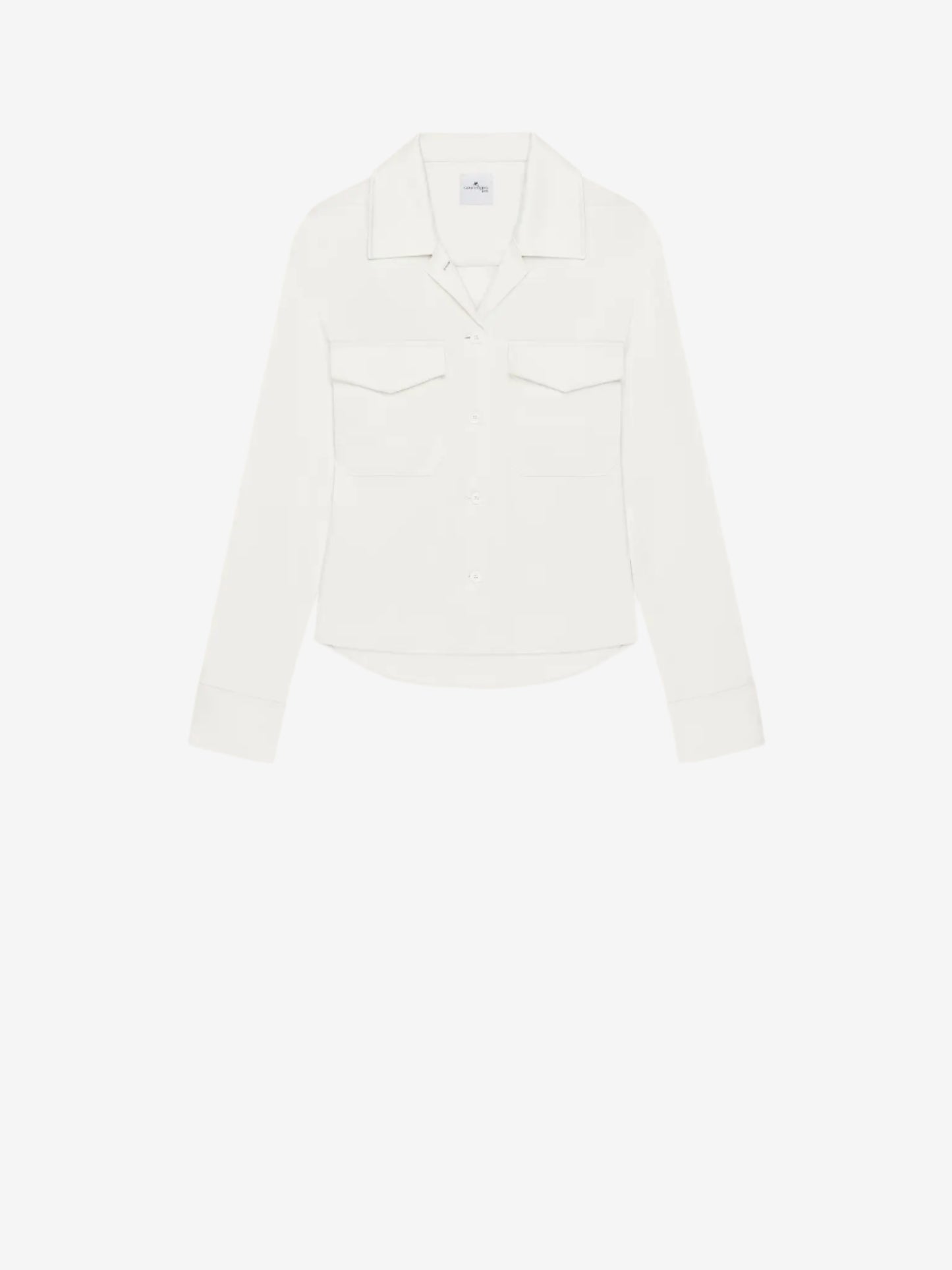 White shirt on a white background
