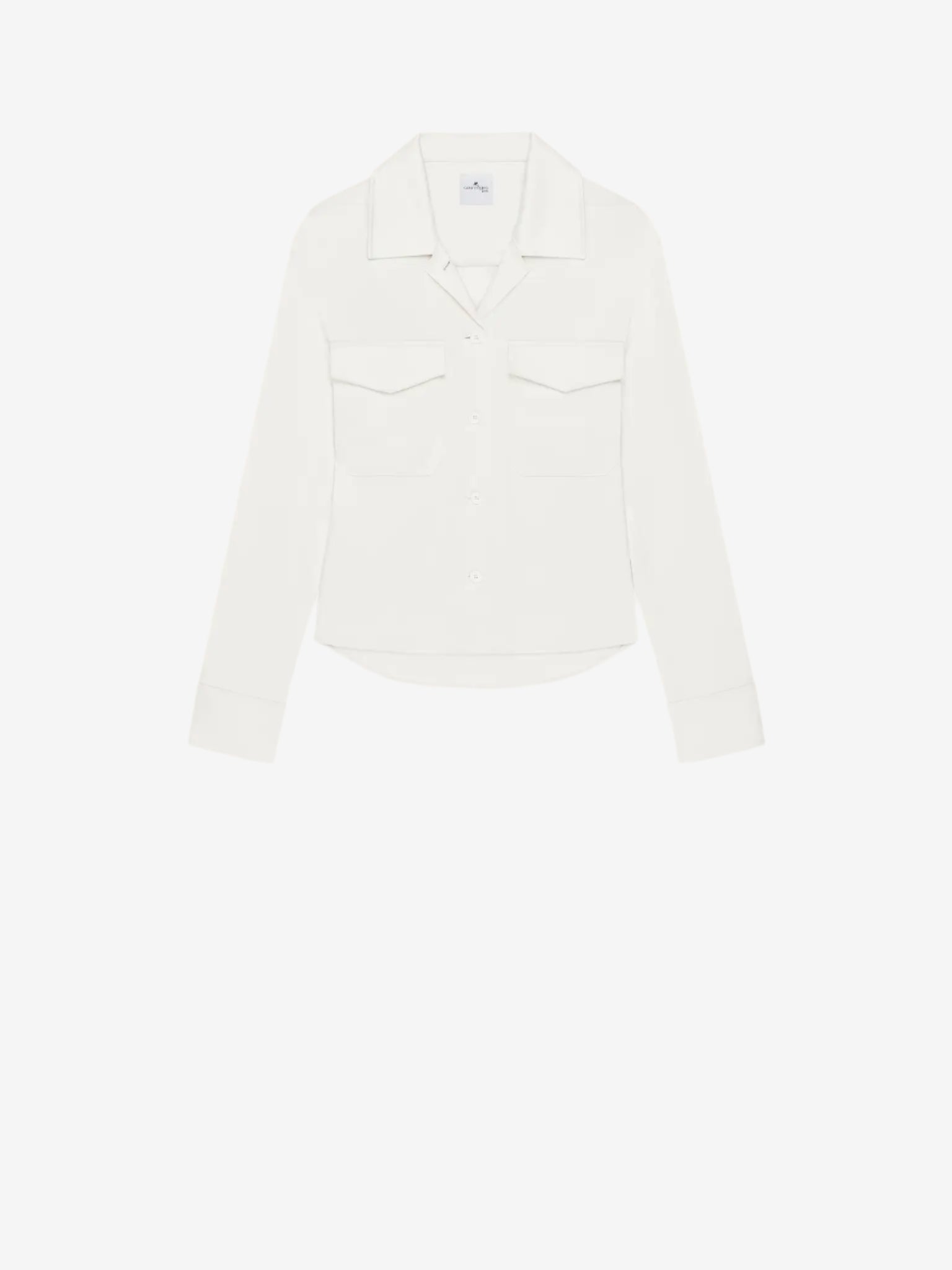 White shirt on a white background