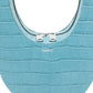 Embossed Mini Swipe Bag Blue