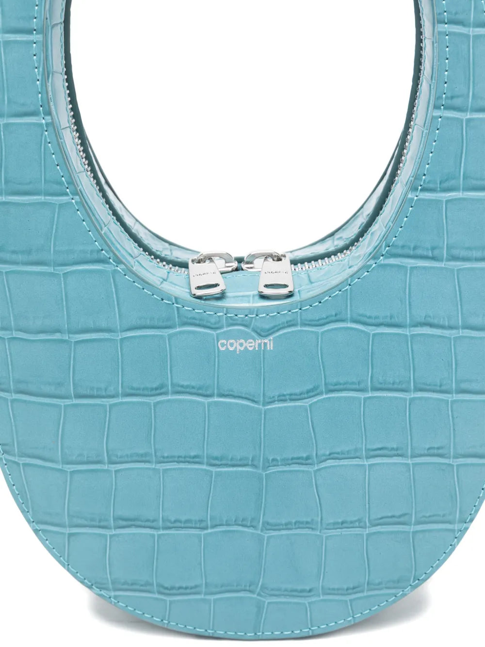 Embossed Mini Swipe Bag Blue