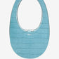 Embossed Mini Swipe Bag Blue