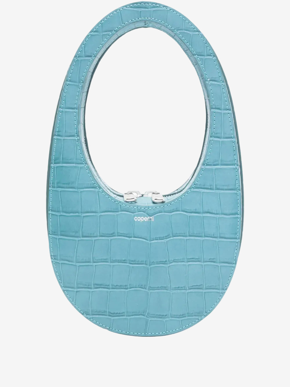 Embossed Mini Swipe Bag Blue
