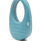 Embossed Mini Swipe Bag Blue