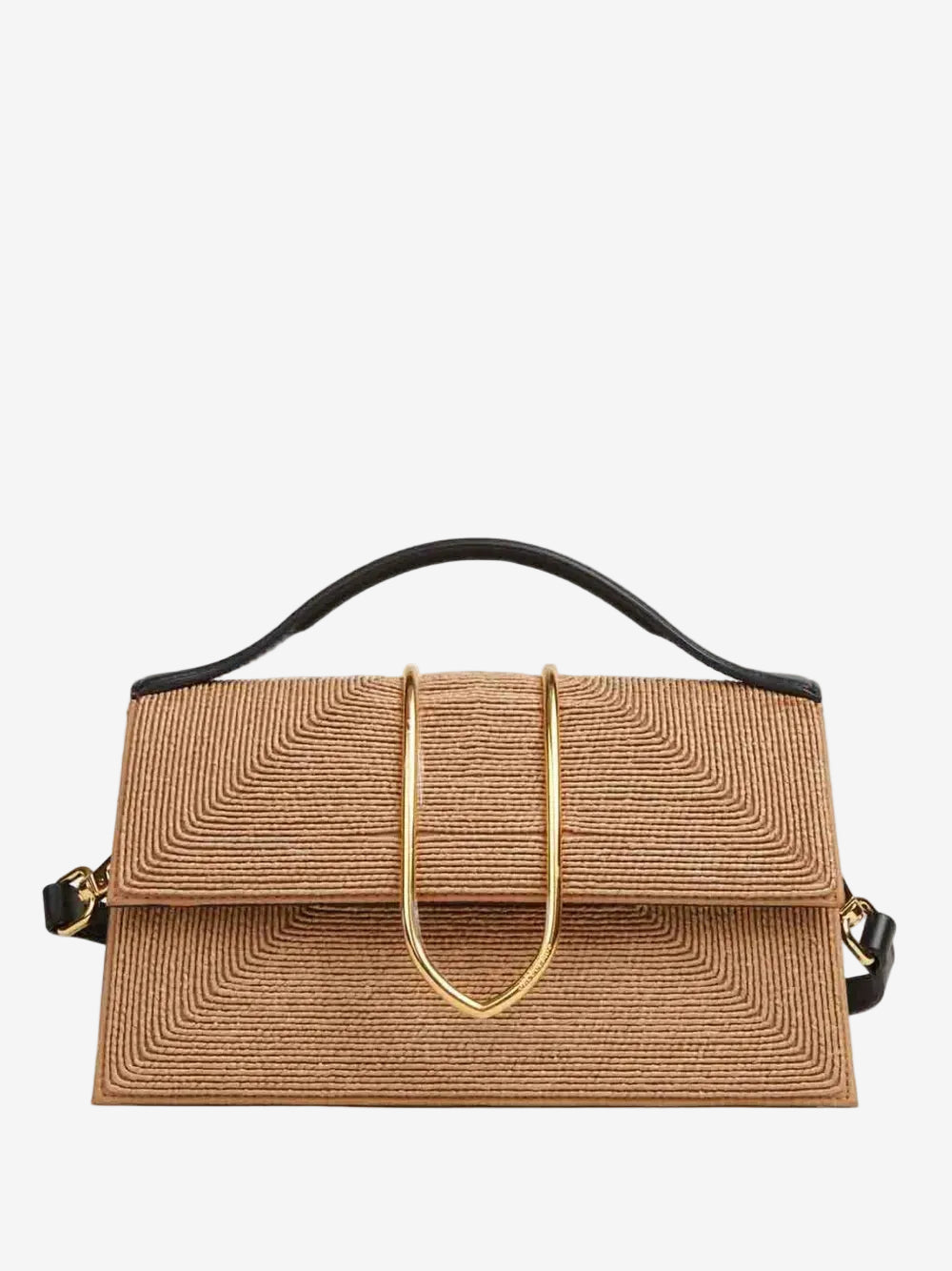 Shoulder bag top handle geometric pattern