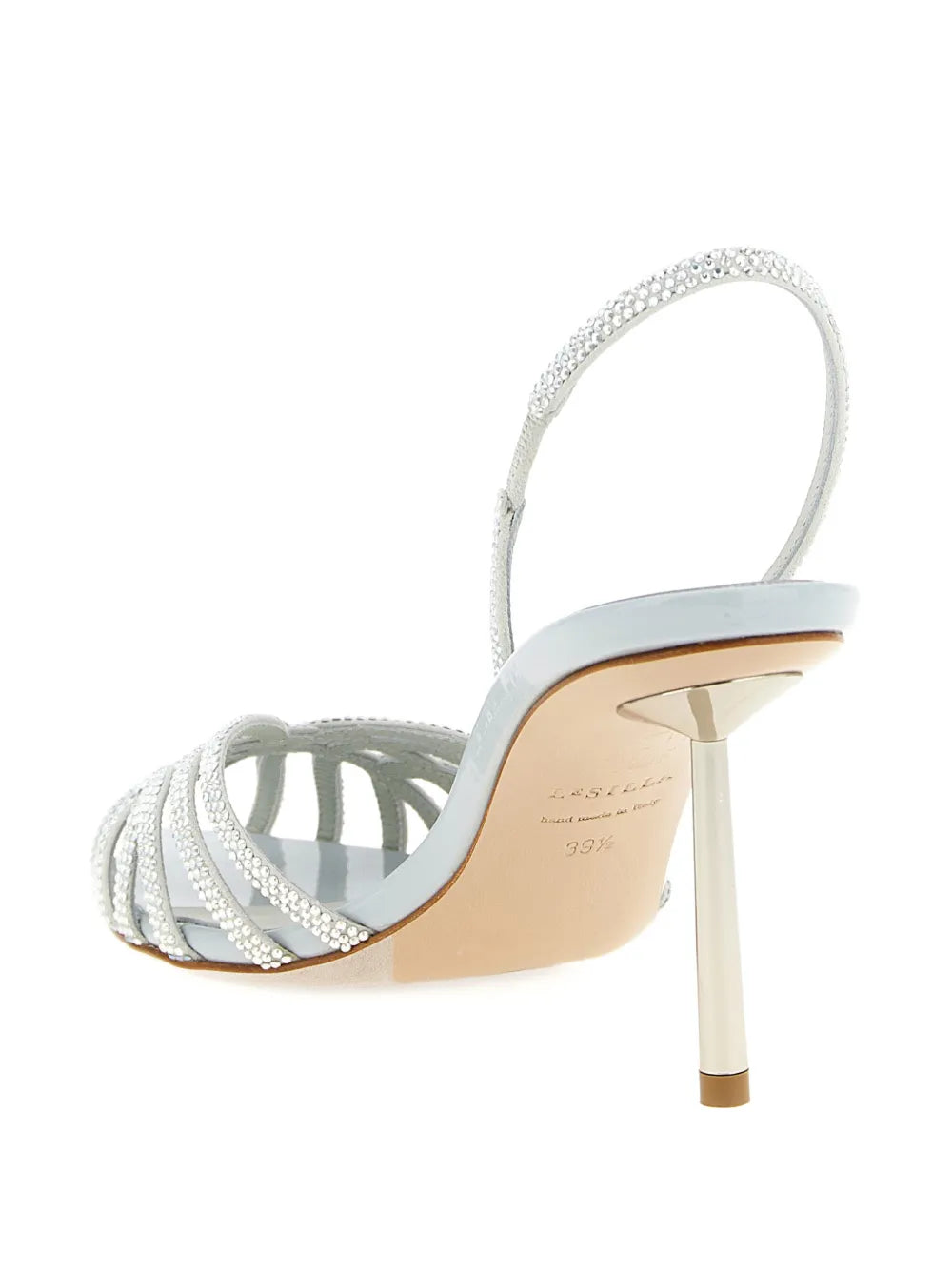 Le Silla Rhinestone Pointed-toe Sandals