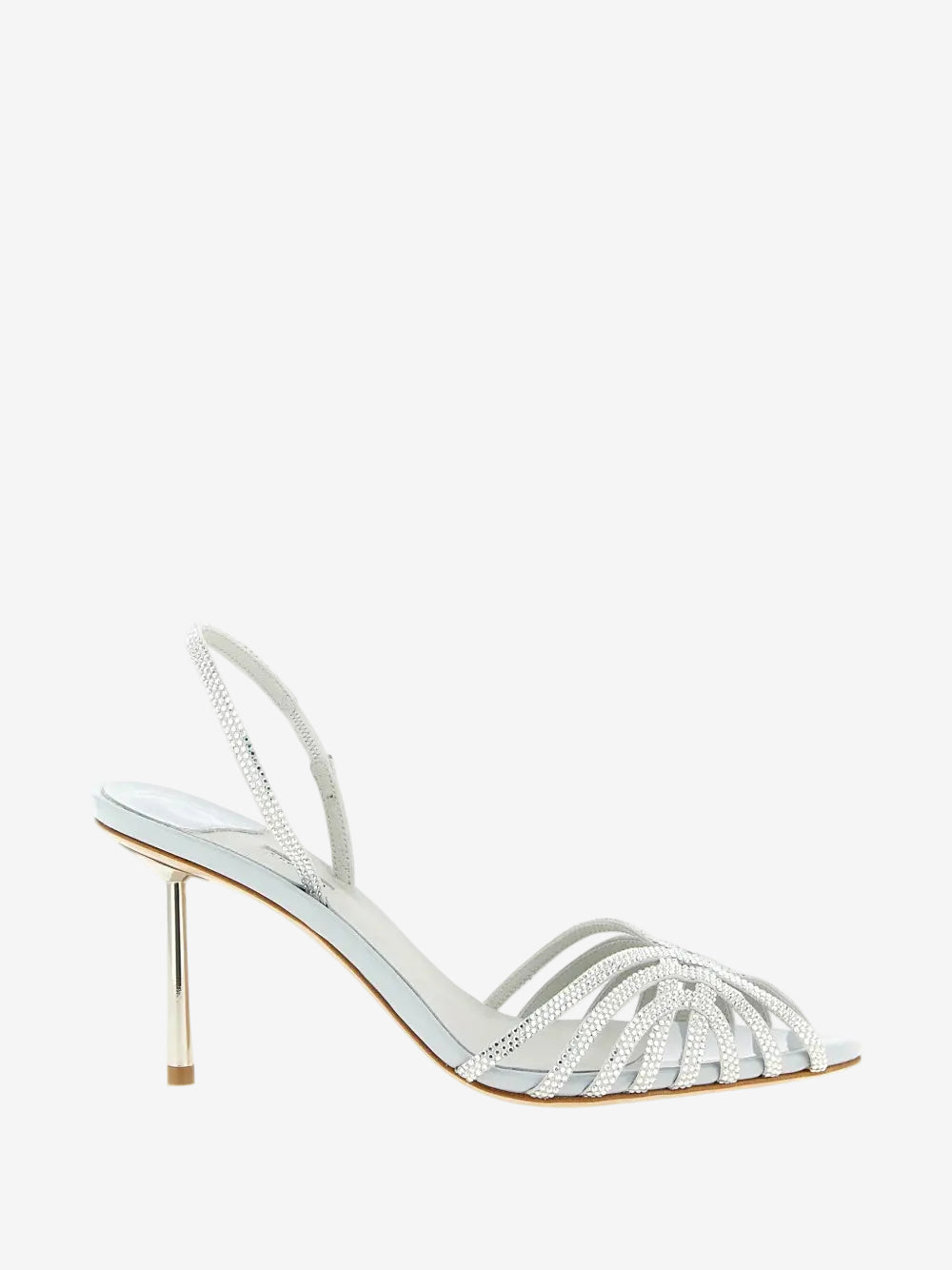 Le Silla Rhinestone Pointed-toe Sandals