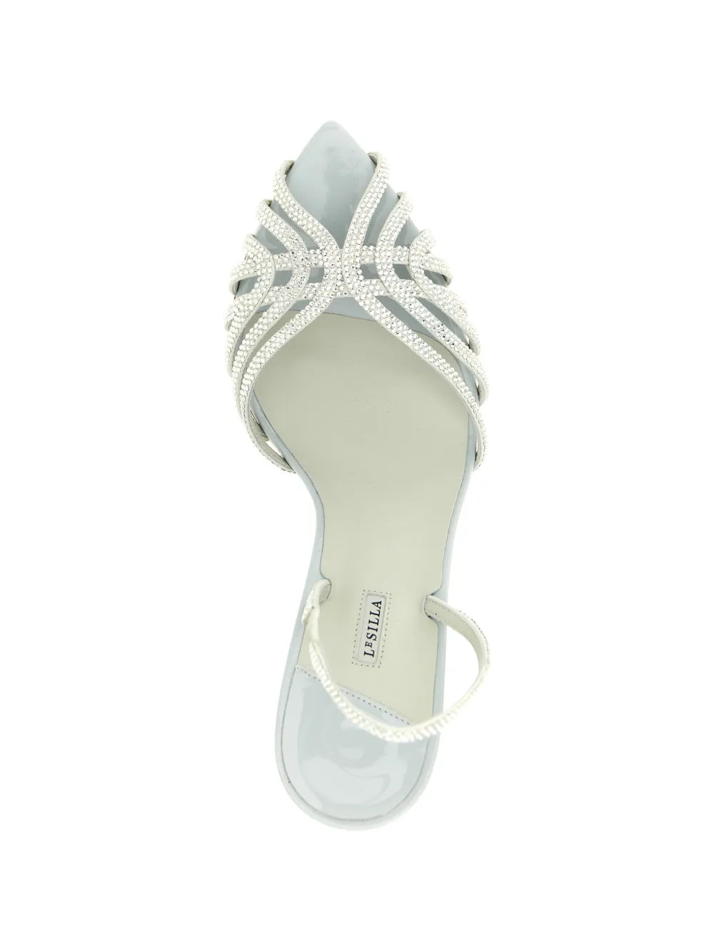 Le Silla Rhinestone Pointed-toe Sandals