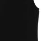 Black ribbed stretch cotton jersey tank top