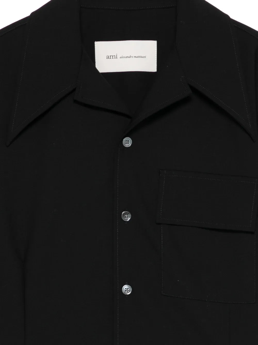 Fitted Short Sleeve Bowling Shirt
