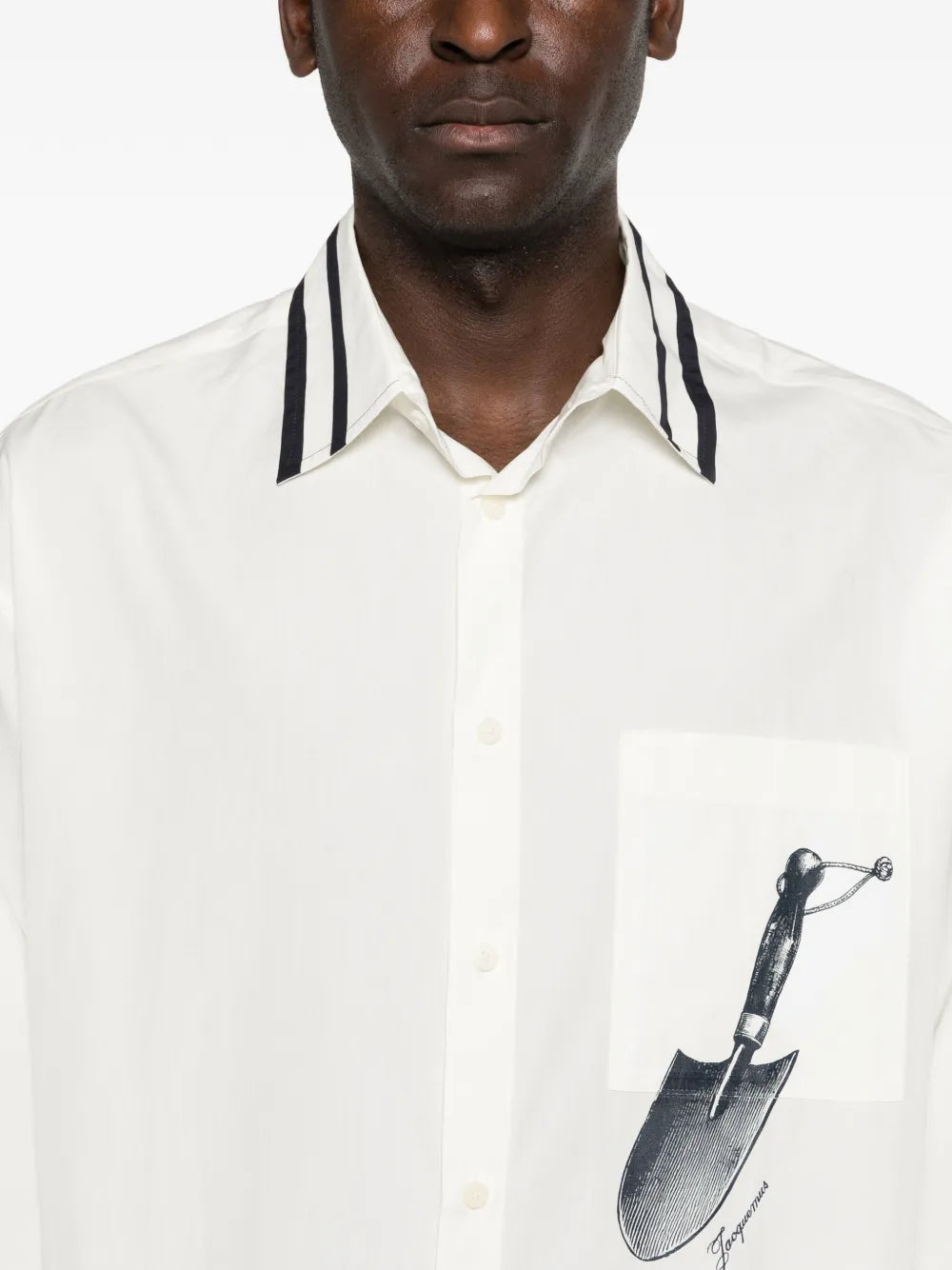Men's The Camargue Cotton Watercolour Striped Shirt