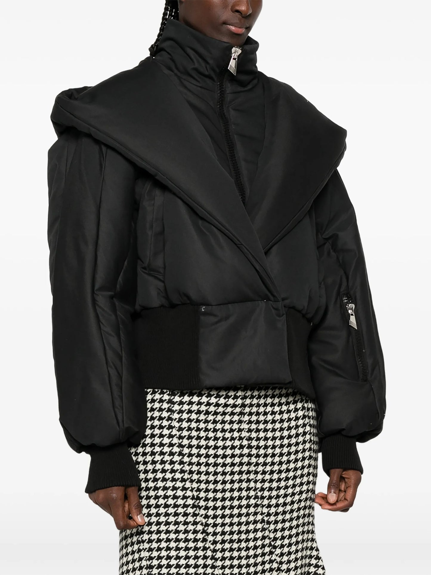 The Attico High-Collar Padded Jacket