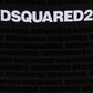 Black neck gaiter with 'Dsquared2' logo on a white background