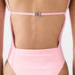 Sole open-back swimsuit