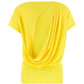 Yellow t-shirt on a white background