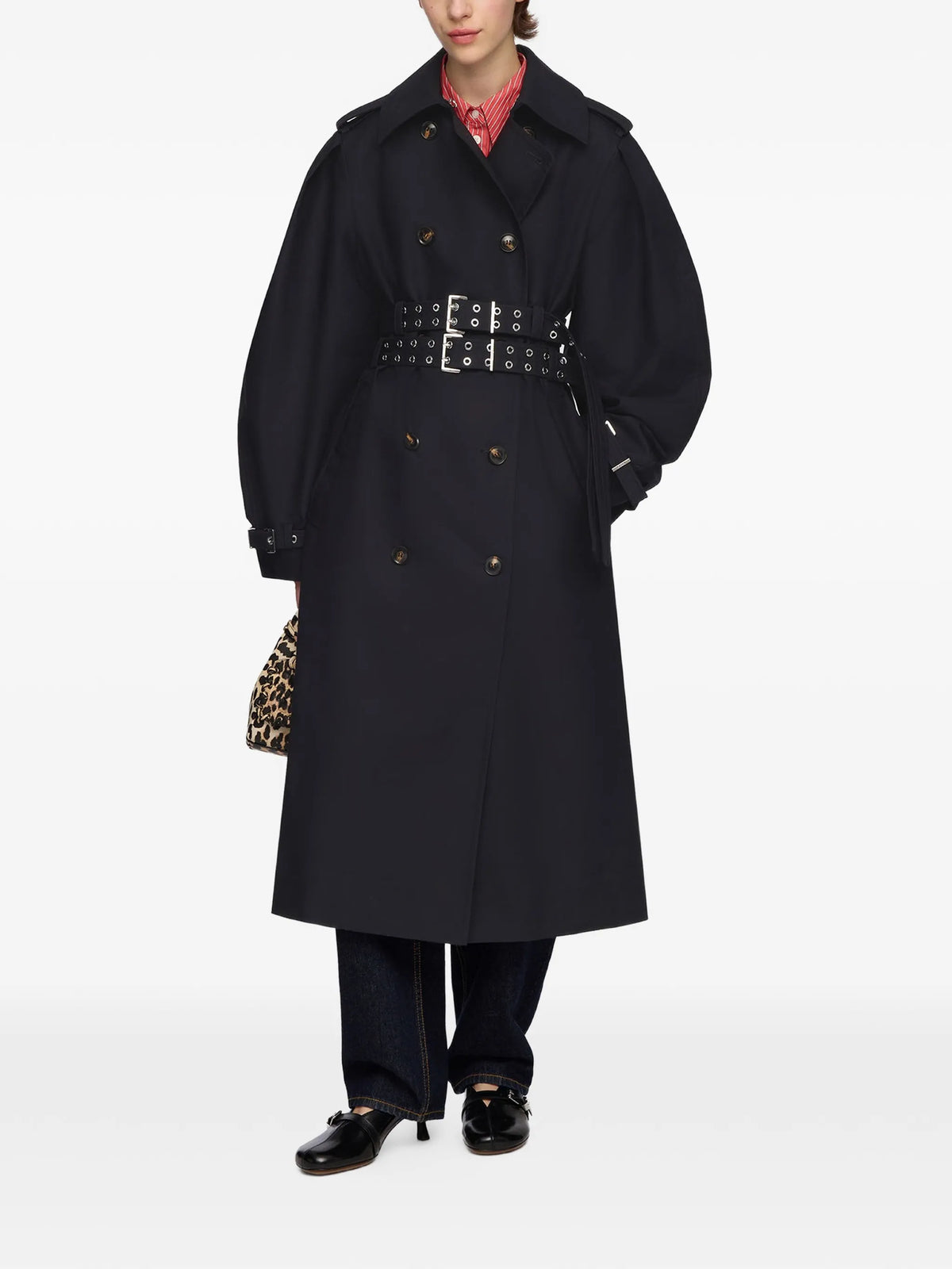 Double Cotton Trench Coat