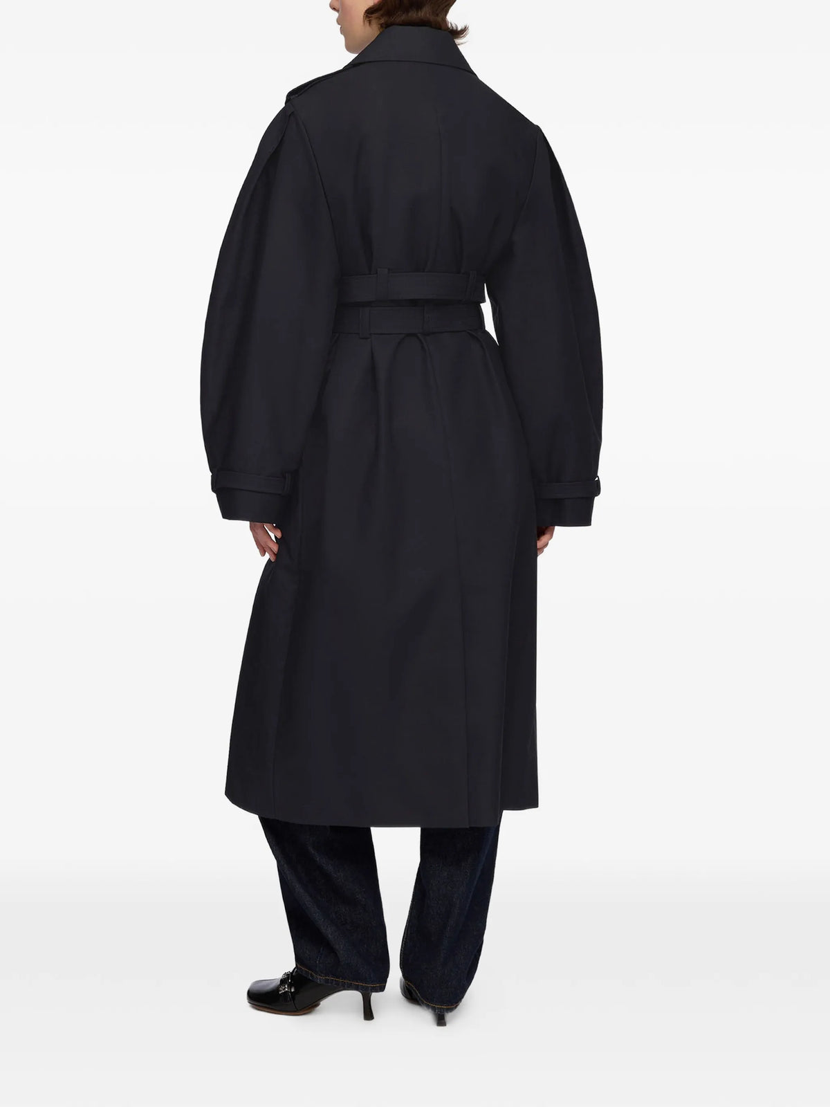 Double Cotton Trench Coat