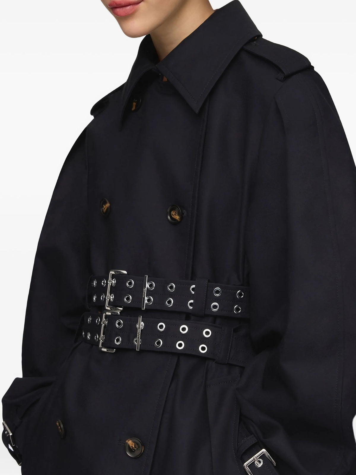 Double Cotton Trench Coat