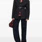 Peacoat Wool Fitted Jacket