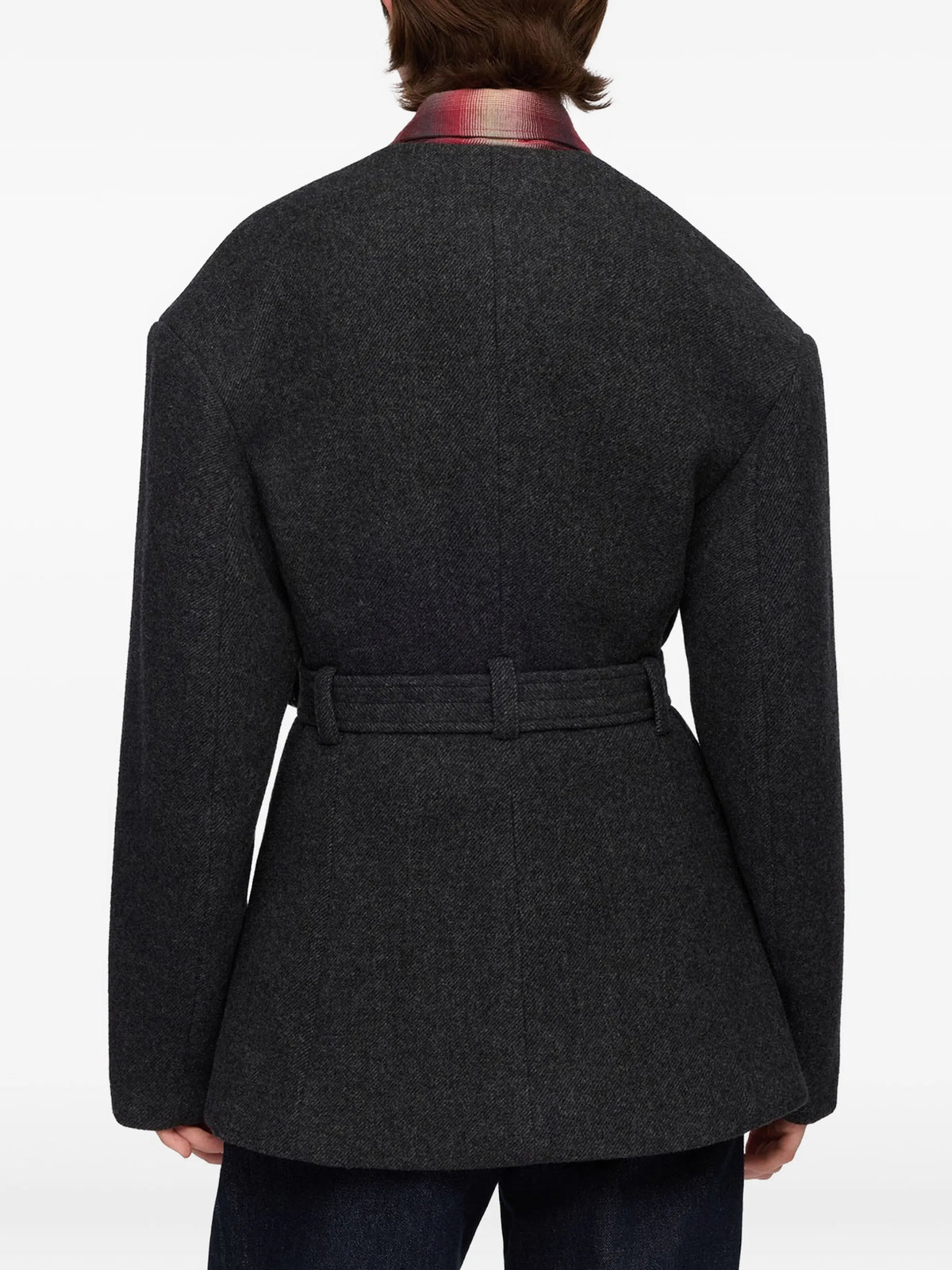 Peacoat Wool Fitted Jacket